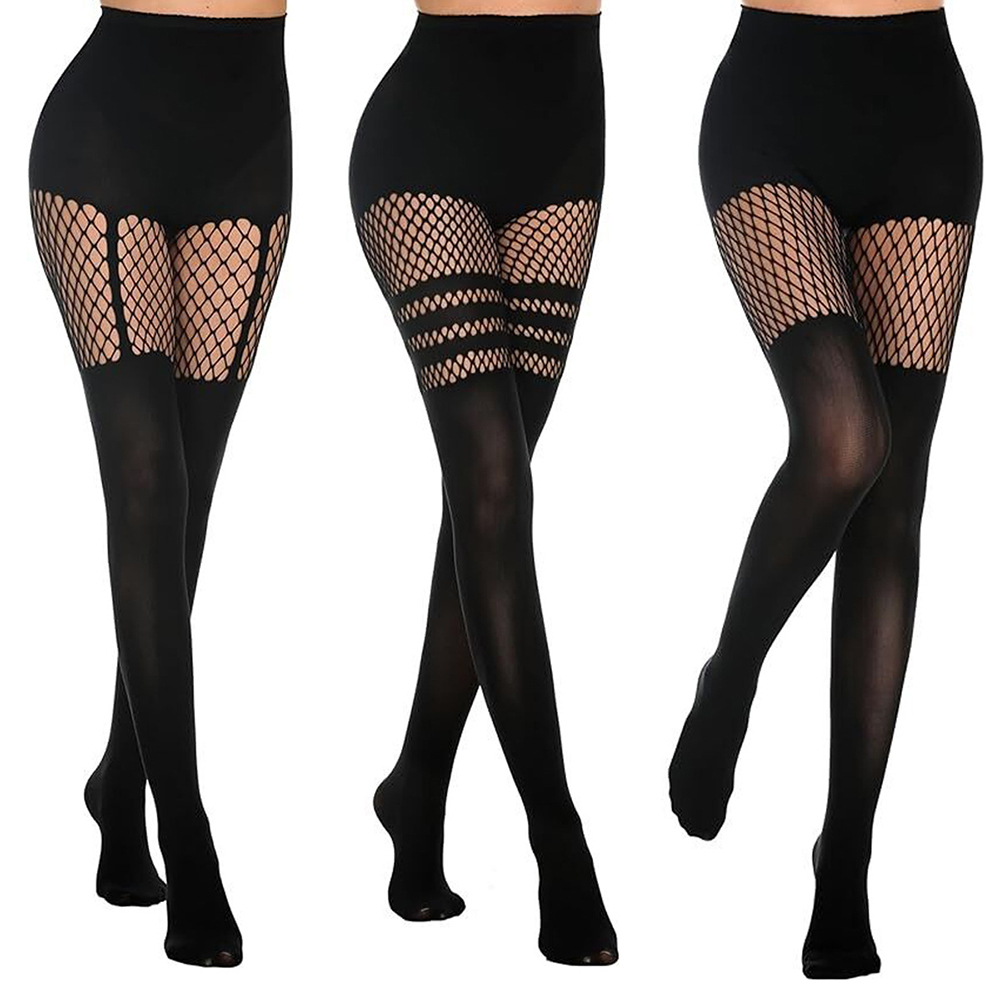 Black Hollow-Out Pantyhose Sus - Fishing Socks review and price