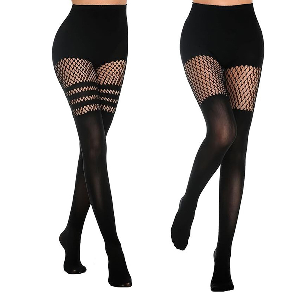 Black Hollow-Out Pantyhose Sus - Fishing Socks review and price